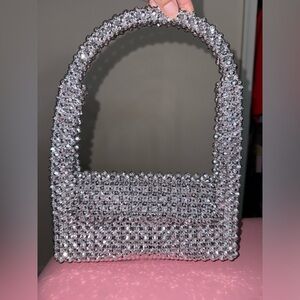 Amazon Silver Crystal Women's Clutch